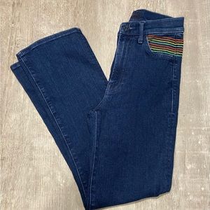 Mother Denim Smooth Hustler Rainbow jeans 25